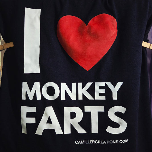 I 💜 Monkey Farts Tshirt